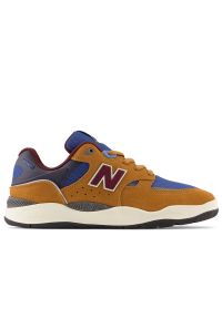 Buty New Balance Numeric NM1010RU - brązowe. Kolor: brązowy. Materiał: guma, skóra, materiał, tkanina, zamsz. Szerokość cholewki: normalna. Sport: skateboard, fitness, bieganie #1