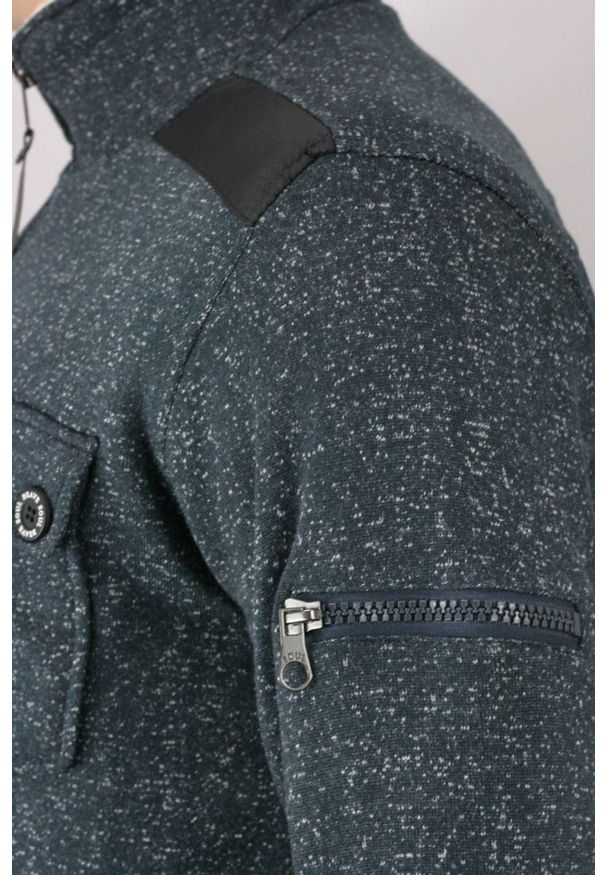 Niebieski sweter Brave Soul bez kaptura, na zimę