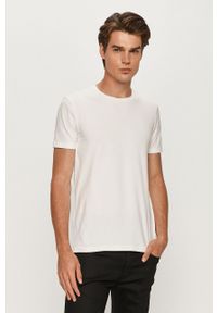 Hugo - T-shirt (2-pack). Okazja: na co dzień. Kolor: biały. Materiał: dzianina. Wzór: gładki. Styl: casual
