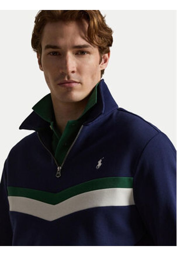Polo Ralph Lauren Bluza 710B20262002 Granatowy Regular Fit. Typ kołnierza: polo. Kolor: niebieski. Materiał: bawełna