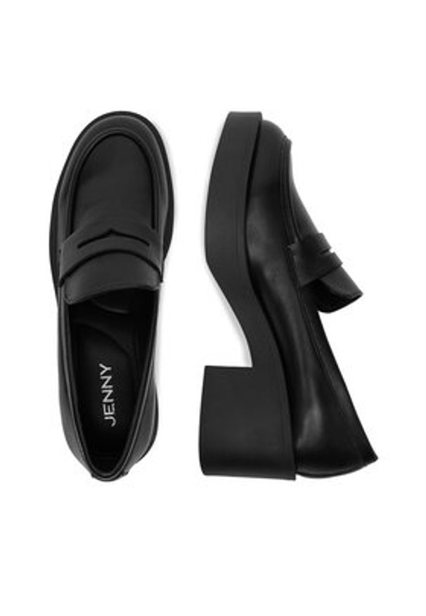 Jenny - JENNY Półbuty CEO-R25SS05882 Czarny. Kolor: czarny. Materiał: syntetyk, materiał