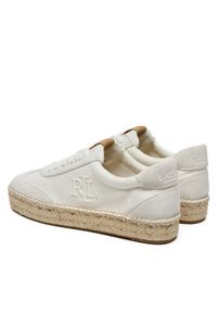 Lauren Ralph Lauren - LAUREN RALPH LAUREN Espadryle Luize 802959230001 Biały. Kolor: biały. Materiał: materiał #5