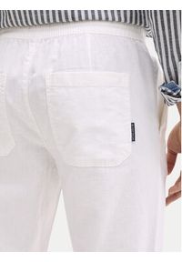 Tom Tailor Spodnie materiałowe 1044716 Biały Regular Fit. Kolor: biały. Materiał: bawełna #5