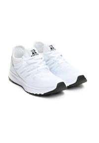Born2be - Białe Buty Sportowe Blossom Spring. Wysokość cholewki: przed kostkę. Zapięcie: bez zapięcia. Kolor: biały. Materiał: materiał, guma, jeans. Szerokość cholewki: normalna #3