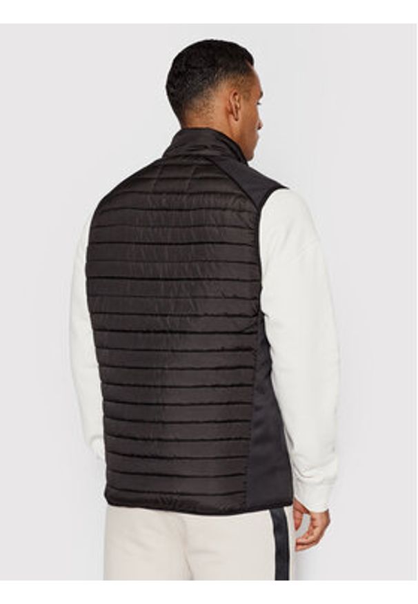 Jack & Jones - Jack&Jones Kamizelka Multi 12200684 Czarny Slim Fit. Kolor: czarny. Materiał: syntetyk