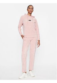 Guess Bluza V3BQ01 KBC00 Różowy Regular Fit. Kolor: różowy. Materiał: syntetyk #5