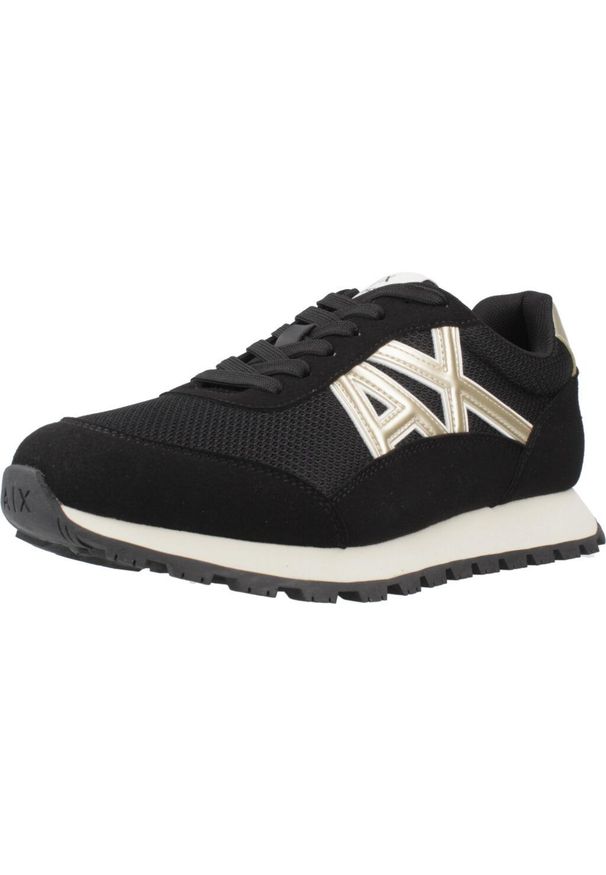 Armani Exchange - Kapcie ARMANI EXCHANGE XW002150 AF1938 Czarny. Kolor: czarny. Materiał: syntetyk, tkanina. Styl: sportowy