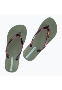Japonki damskie Ipanema Anat Connect. Kolor: zielony. Materiał: materiał, syntetyk