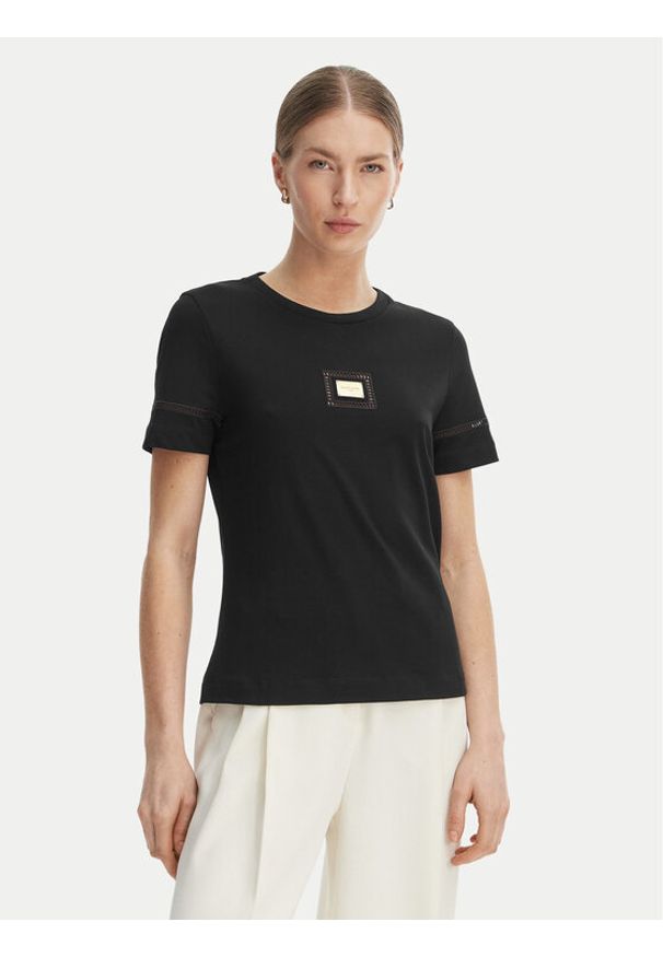 Marciano Guess T-Shirt G6GI02 K3182 Czarny Regular Fit. Kolor: czarny. Materiał: bawełna