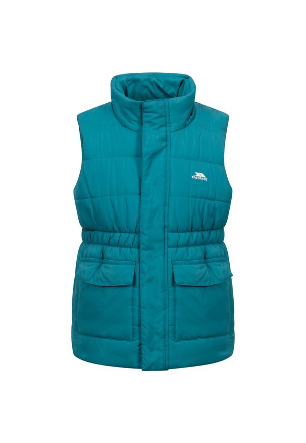 TRESPASS - Kurtka Dziewczęca Casster. Kolor: niebieski. Sport: turystyka piesza