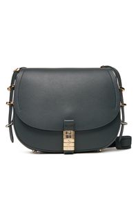 Pinko - PINKO Torebka Saddle Classic PE 25 PLTT 103830 A270 Zielony. Kolor: zielony. Materiał: skórzane