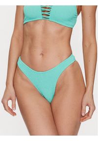 Guess Dół od bikini E3GO22 MC03P Turkusowy. Kolor: turkusowy. Materiał: syntetyk