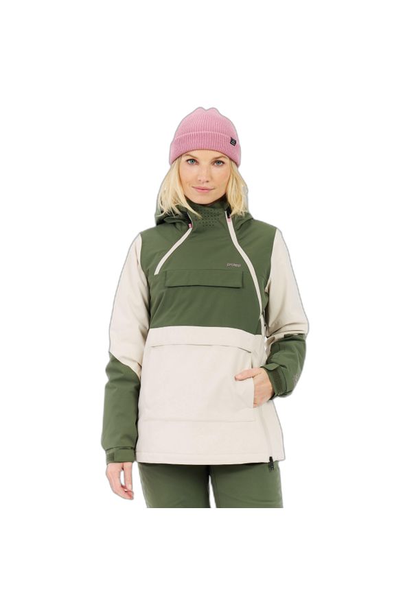 Damska kurtka narciarska Protest Fall. Kolor: zielony. Sezon: zima. Sport: narciarstwo