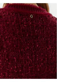Guess Kardigan W5BR0E Z4090 Czerwony Slim Fit. Kolor: czerwony. Materiał: syntetyk #4