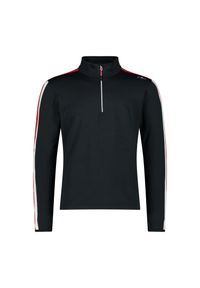 Golf męski techniczny CMP 39L2577. Okazja: na co dzień. Typ kołnierza: golf. Kolor: czerwony, czarny, wielokolorowy, biały. Styl: casual, sportowy #1