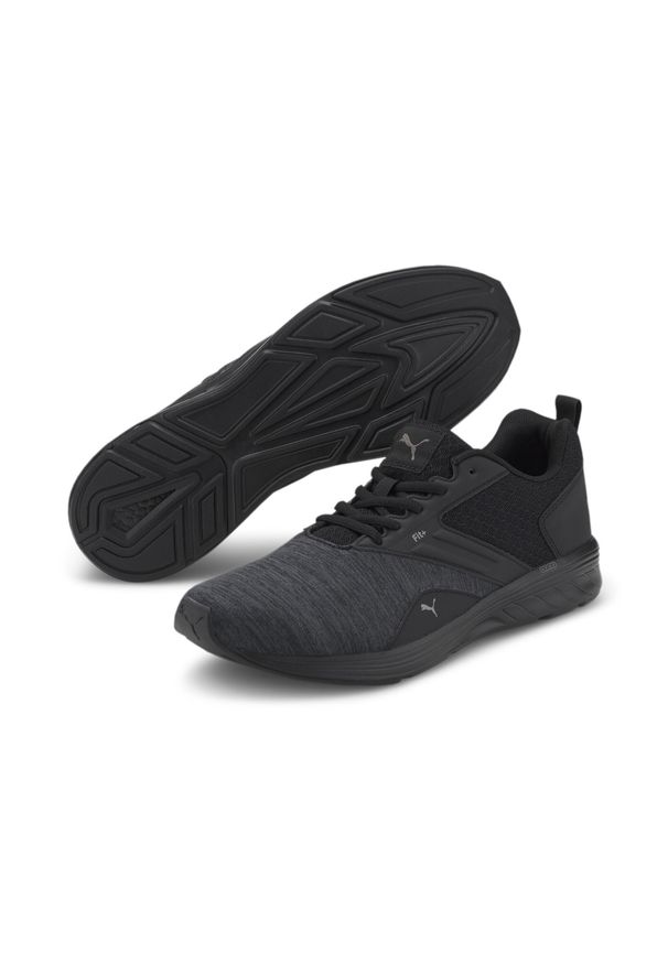 Buty do biegania dla dorosłych Puma Nrgy Comet Galaxy. Zapięcie: sznurówki. Kolor: wielokolorowy, czarny, szary. Materiał: materiał, syntetyk, tkanina. Szerokość cholewki: normalna