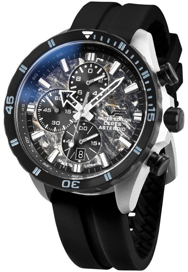 Zegarek męski Vostok Europe 6S10-320E693S czarny. Kolor: czarny