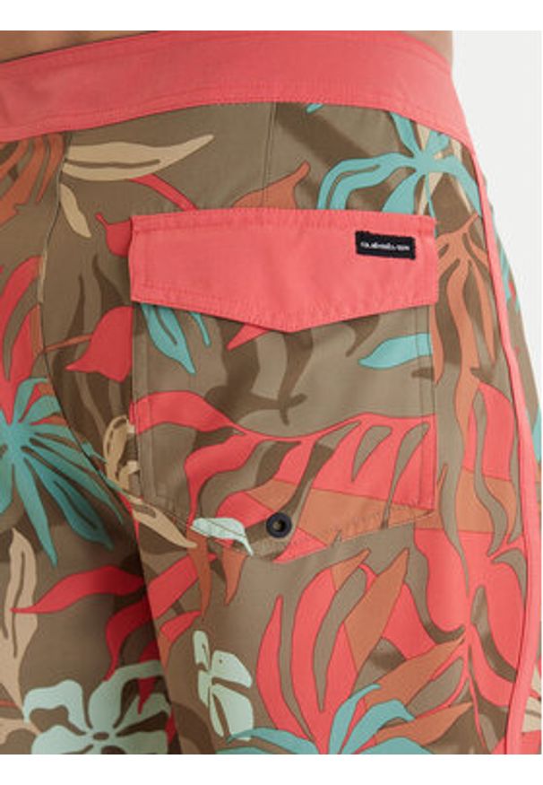 Quiksilver Szorty kąpielowe Surfsilk Scallop 18" EQYBS04862 Beżowy Regular Fit. Kolor: beżowy. Materiał: syntetyk