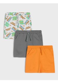 Sinsay - Szorty 3 pack - szary. Kolor: szary
