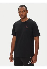 Adidas - adidas T-Shirt Pennant Trim Graphic JL9228 Czarny Regular Fit. Kolor: czarny. Materiał: bawełna