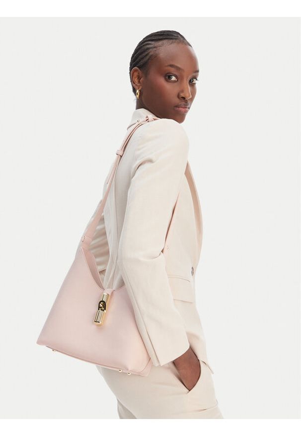 Furla Torebka Goccia S WB01979 BX3353 KH 4355S Różowy. Kolor: różowy. Materiał: skórzane