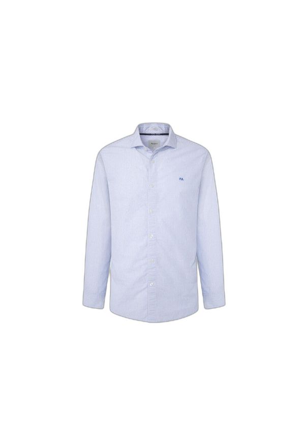 Koszula Pepe Jeans Mark. Kolor: niebieski