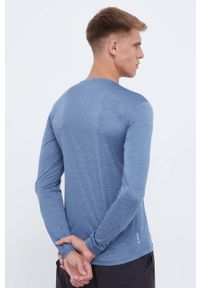 Salewa longsleeve sportowy Puez Melange kolor niebieski melanżowy. Kolor: niebieski. Materiał: materiał. Długość rękawa: długi rękaw. Wzór: melanż. Styl: sportowy #4
