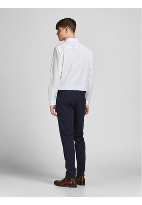 Jack & Jones Koszula 12201905 Biały Slim Fit. Kolor: biały. Materiał: bawełna