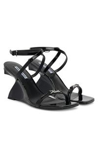 Karl Lagerfeld - KARL LAGERFELD Sandały Waverly KL34612 Czarny. Kolor: czarny. Materiał: skóra #5