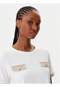 Morgan T-Shirt 252-DAEL Biały Regular Fit. Kolor: biały. Materiał: syntetyk, bawełna #5