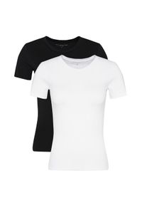 TOMMY HILFIGER - Tommy Hilfiger Komplet 2 t-shirtów UW0UW05974 Kolorowy Slim Fit. Materiał: bawełna. Wzór: kolorowy