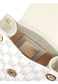 Kazar - Biało-szara torebka damska. Kolor: biały. Wzór: aplikacja. Materiał: skórzane. Styl: elegancki #6