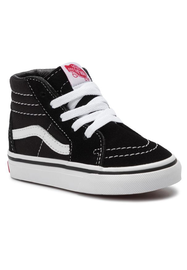 Sneakersy Vans Sk8-Hi VN0A3TFX6BT1 Black/True White. Kolor: czarny. Materiał: zamsz, skóra. Model: Vans SK8