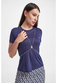 Elisabetta Franchi - T-shirt ELISABETTA FRANCHI. Wzór: aplikacja #1