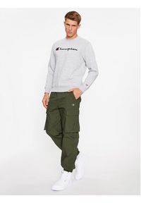 Champion Spodnie materiałowe Elastic Cuff Cargo Pant 218739 Khaki Custom Fit. Kolor: brązowy. Materiał: materiał, bawełna #5