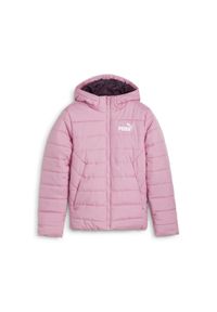 Puma - Młodzieżowa ocieplana kurtka Essentials PUMA Mauved Out Pink. Kolor: różowy. Materiał: poliester, materiał, puch. Sport: turystyka piesza #1