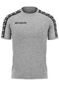 T-shirt sportowy Givova Cotton Band jasnoszary 2XL. Kolor: szary. Materiał: bawełna