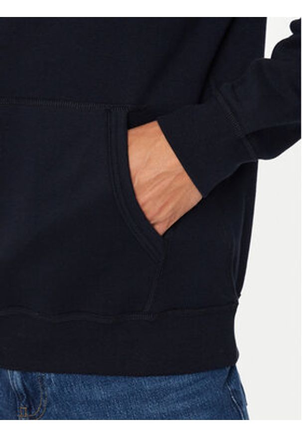 TOMMY HILFIGER - Tommy Hilfiger Bluza Essential MW0MW37230 Granatowy Regular Fit. Kolor: niebieski. Materiał: bawełna, syntetyk