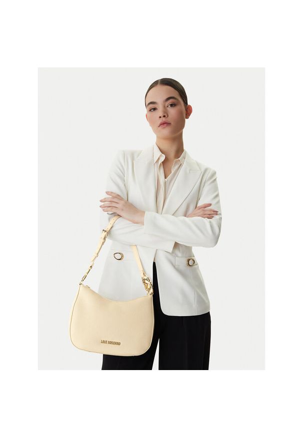 Love Moschino - Torebka LOVE MOSCHINO. Kolor: beżowy
