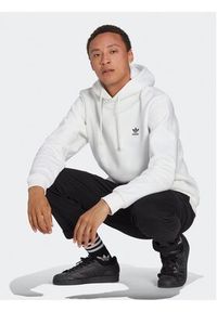 Adidas - adidas Bluza Trefoil Essentials IA4894 Biały Regular Fit. Kolor: biały. Materiał: bawełna