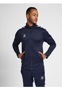 Bluza sportowa dla dorosłych Hummel Core XK Poly Zip Sweat. Kolor: niebieski