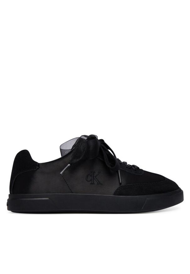 Calvin Klein Sneakersy Low Pro Cupsole Wt Satin Mix HW0HW03288 Czarny. Kolor: czarny. Materiał: materiał