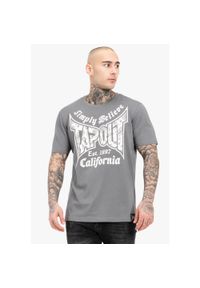 TAPOUT - T-shirt o luźnym kroju Tapout Haily Be. Kolor: wielokolorowy, szary, biały. Wzór: nadruk #1