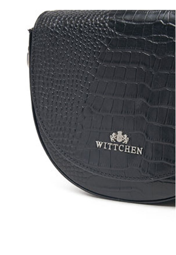 Wittchen - WITTCHEN Torebka 99-4E-020-1S Czarny. Kolor: czarny. Materiał: skórzane