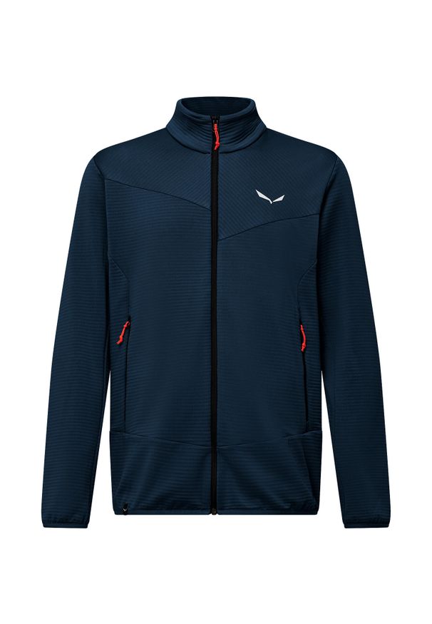 Salewa - Bluza trekkingowa męska Puez Altavia PL. Kolor: niebieski. Materiał: materiał. Sport: turystyka piesza