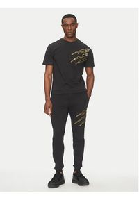 Plein Sport T-Shirt SAEC MTK8019 STE001N Czarny Regular Fit. Kolor: czarny. Materiał: bawełna. Styl: sportowy #5