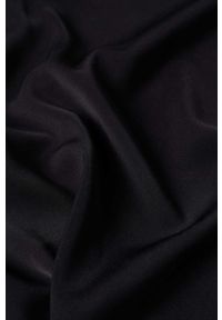 mango - Mango Bluzka Metric damska kolor czarny gładka. Kolor: czarny. Materiał: tkanina, włókno. Wzór: gładki #2