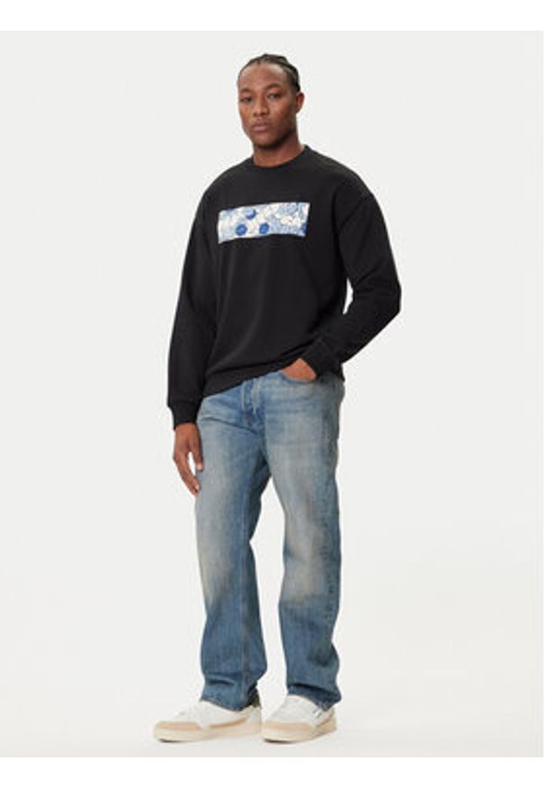 Hugo - HUGO Bluza Neprix 50545129 Czarny Regular Fit. Kolor: czarny. Materiał: bawełna