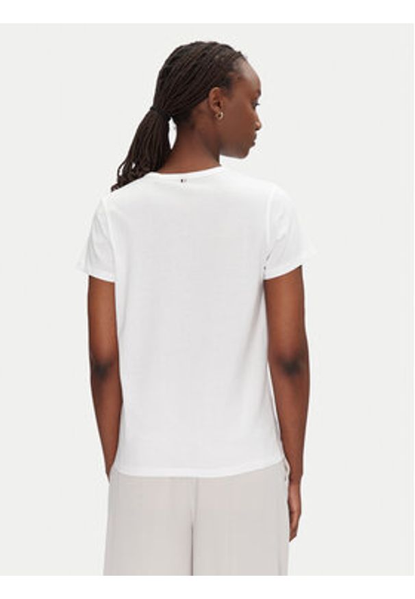 BOSS T-Shirt Eventsa7 50537598 Biały Regular Fit. Kolor: biały. Materiał: bawełna
