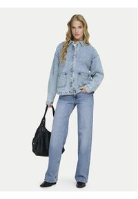 only - ONLY Kurtka jeansowa Lara 15372651 Niebieski Regular Fit. Kolor: niebieski. Materiał: bawełna #5